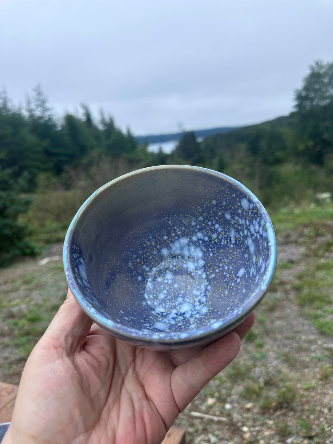 Studio Piece 002 fired bowl interior