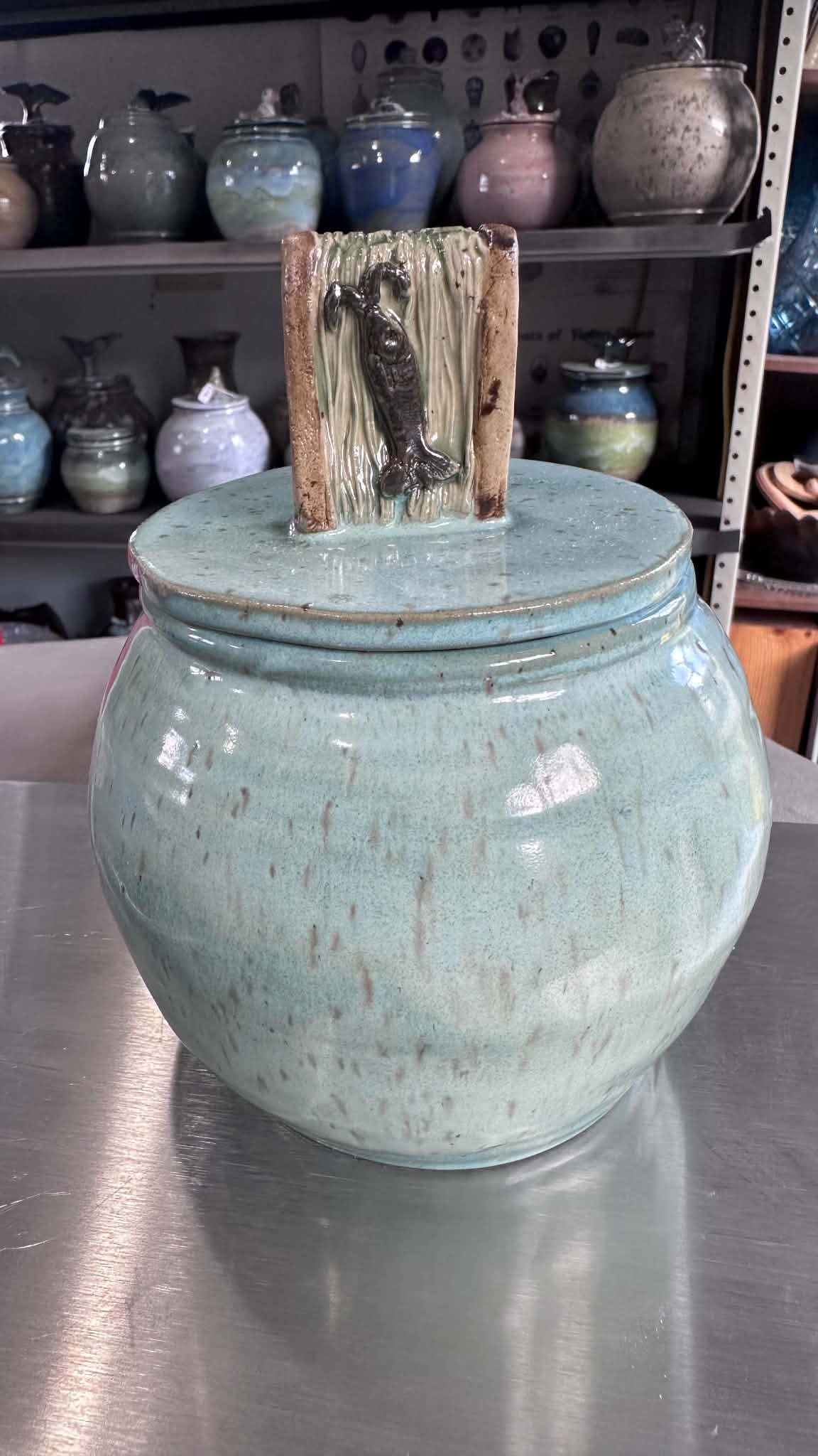 The Fishing Stage Sculpted Lid Jar