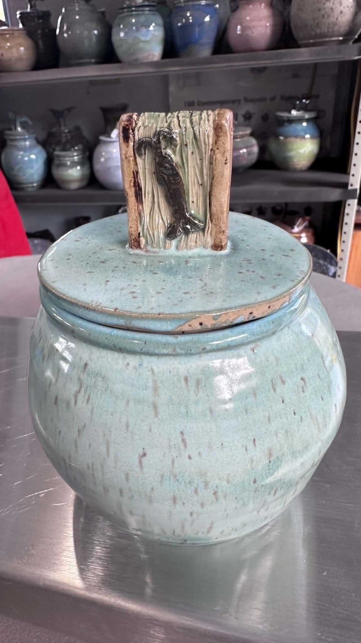 The Fishing Stage Sculpted Lid Jar