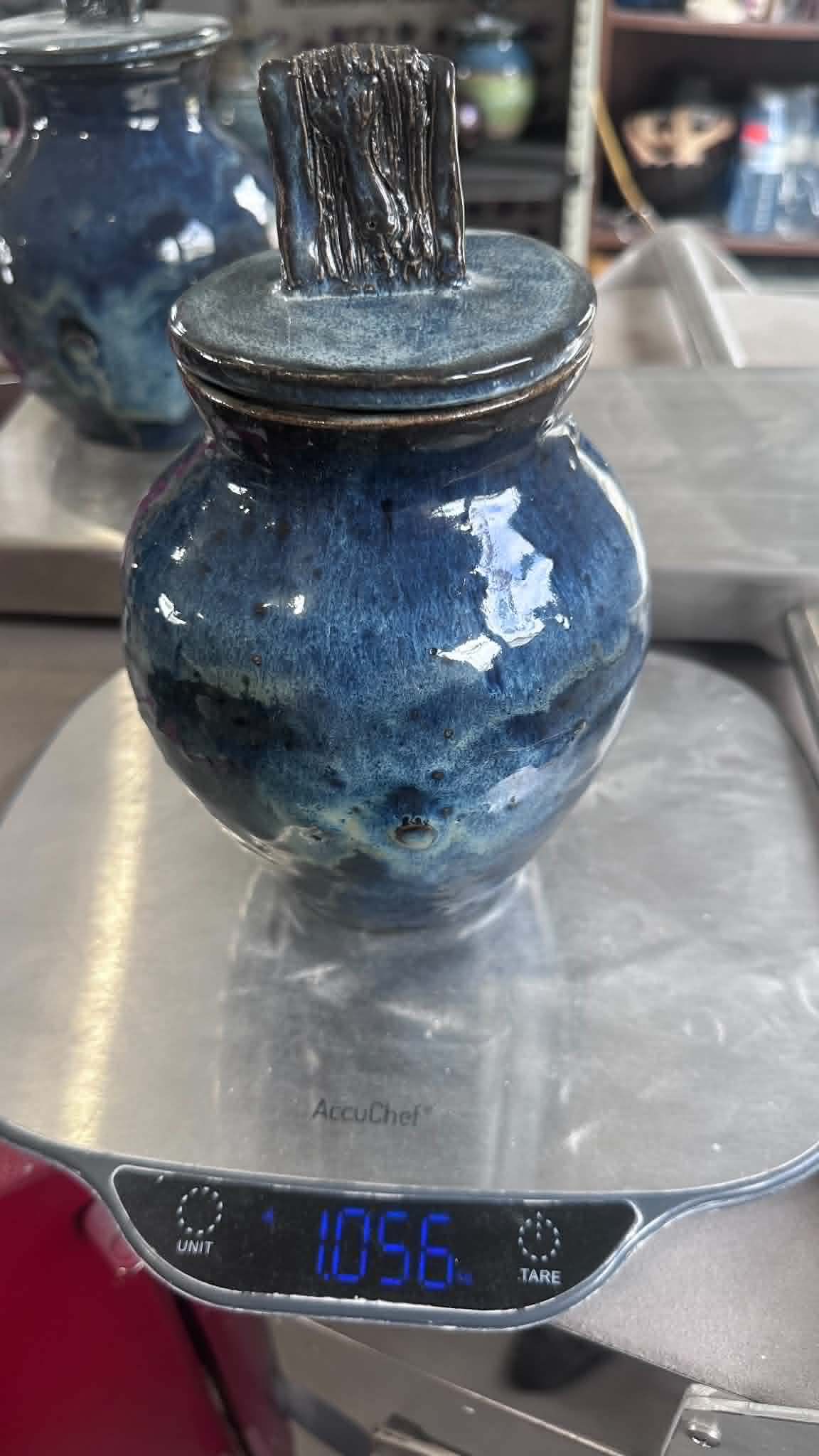 Cod Jigger Blues Sculpted Lid Jar