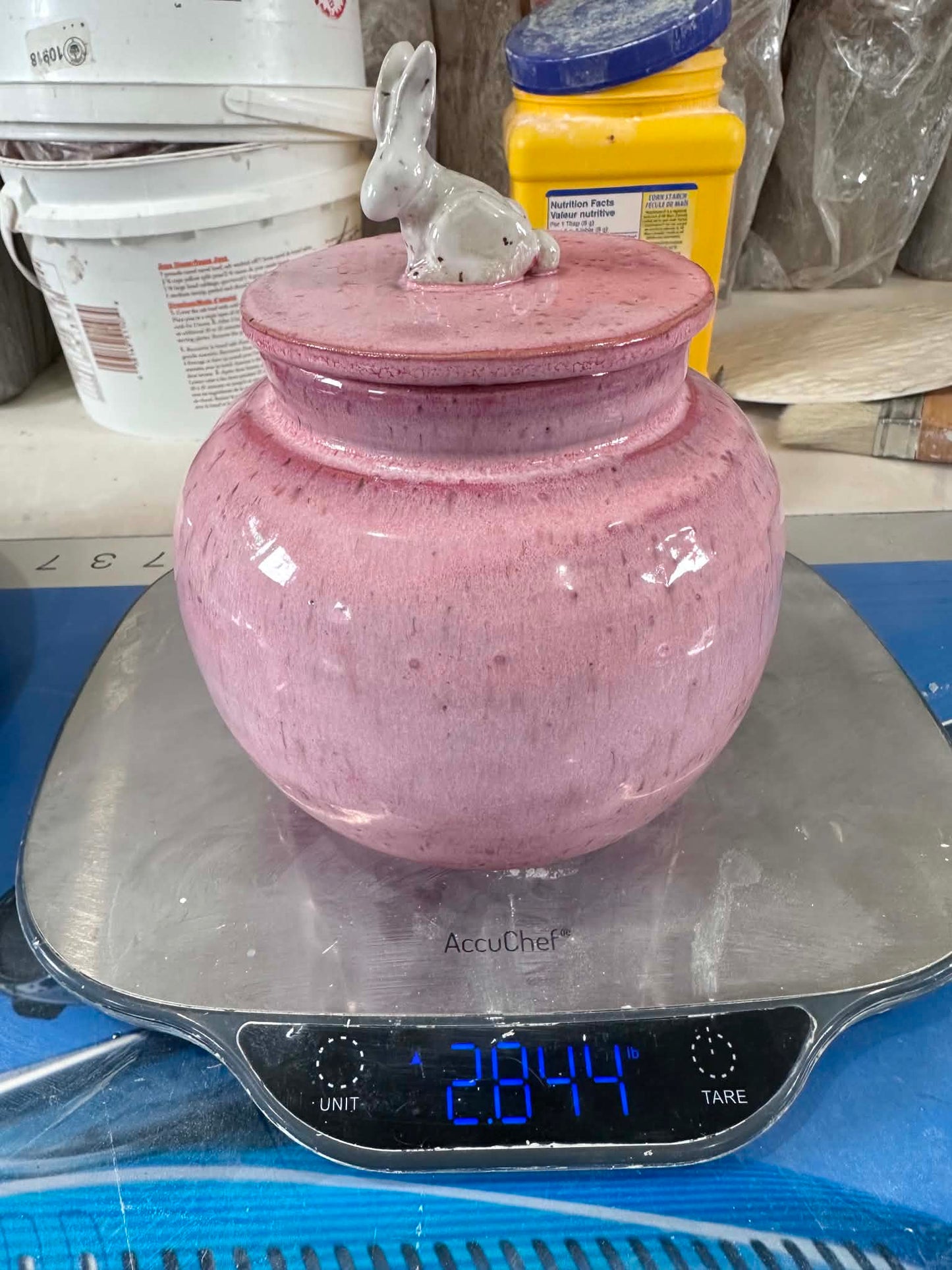 Cotton Tail Small Sculpted Lid Jar