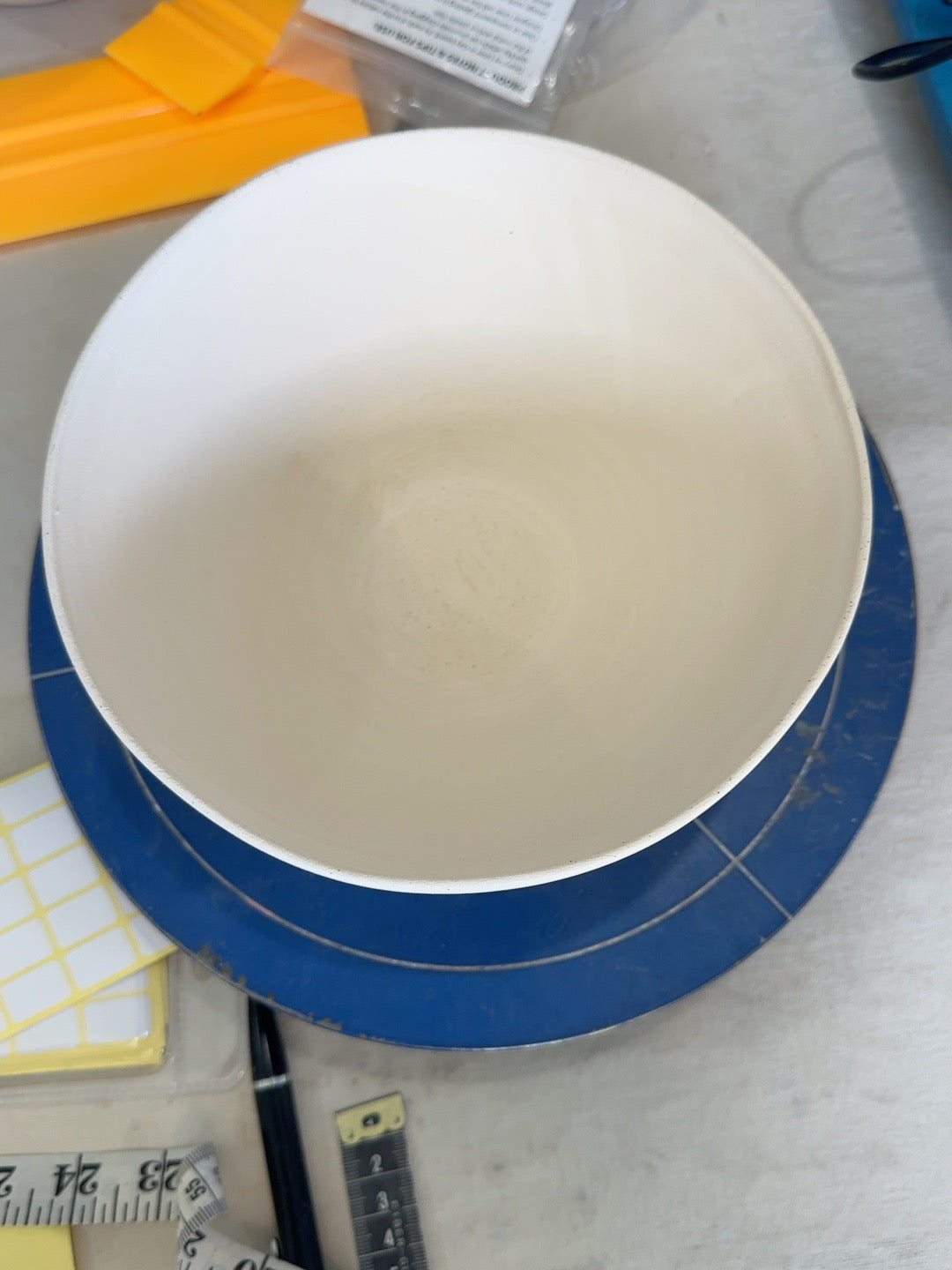 HCP-010 bisque bowl top and interior