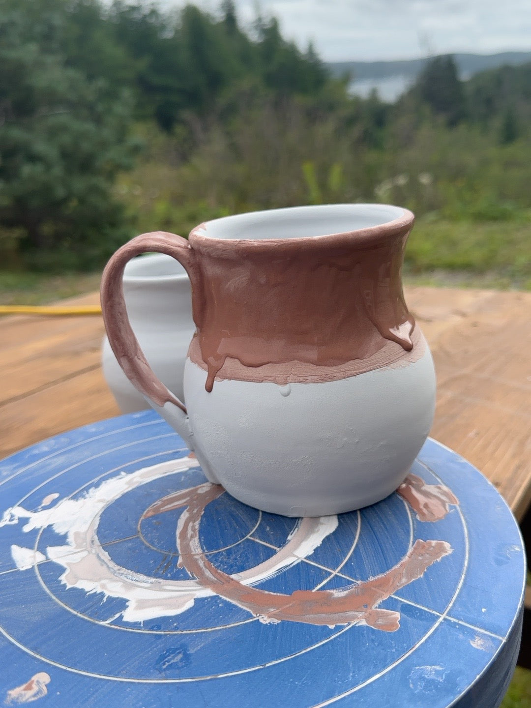 HCP-017 current pre-fire photo: Obsidian dip with Sangria rim and upper exterior