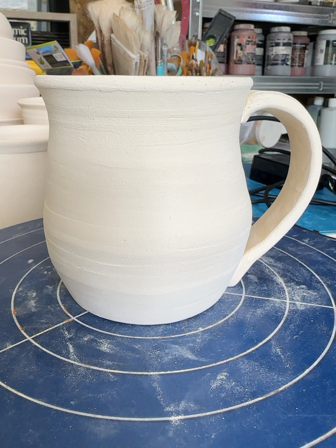 Studio Piece 022 bisque mug profile