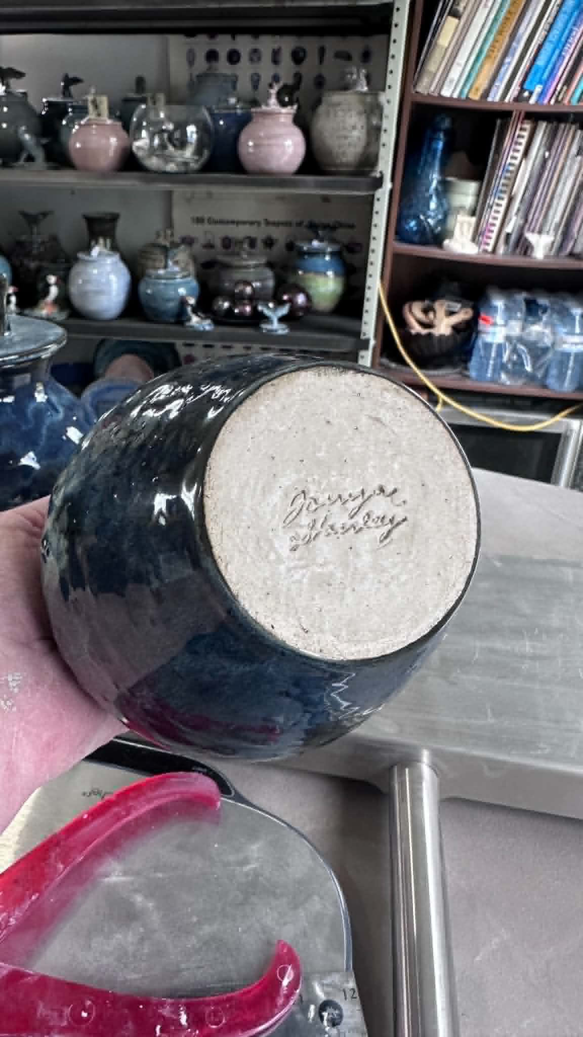 Cod Jigger Blues Sculpted Lid Jar