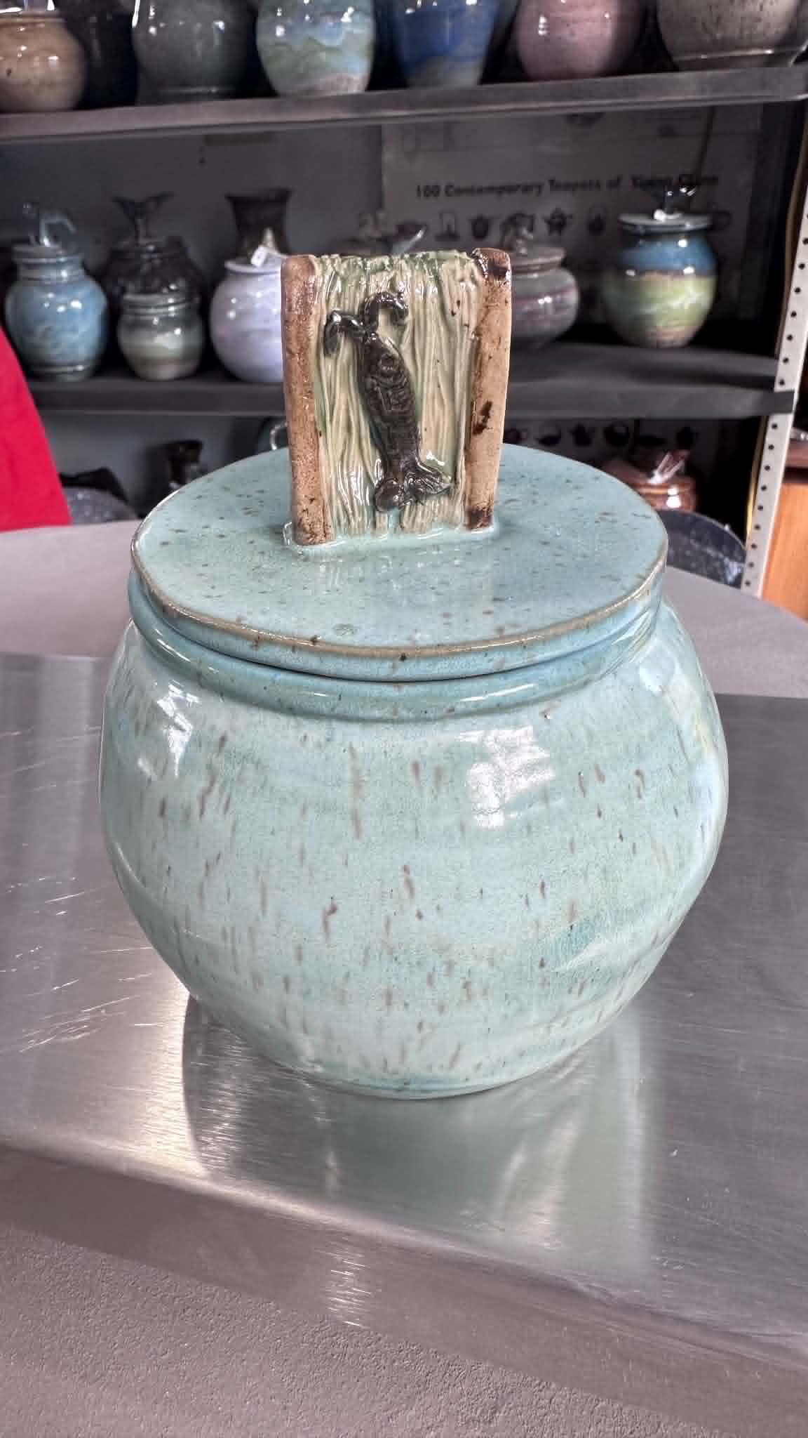 The Fishing Stage Sculpted Lid Jar